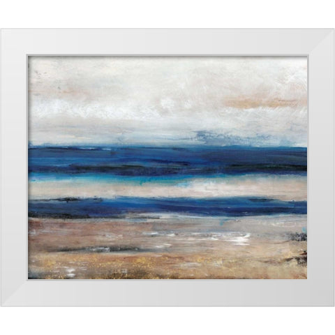 Movement II White Modern Wood Framed Art Print by OToole, Tim