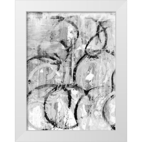 Buffalo I White Modern Wood Framed Art Print by Fuchs, Jodi