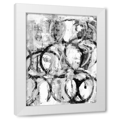 Buffalo II White Modern Wood Framed Art Print by Fuchs, Jodi