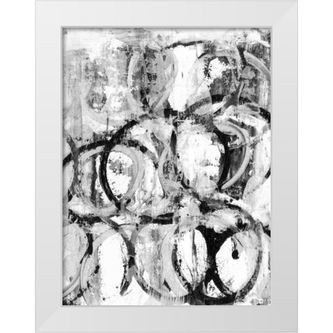 Buffalo II White Modern Wood Framed Art Print by Fuchs, Jodi