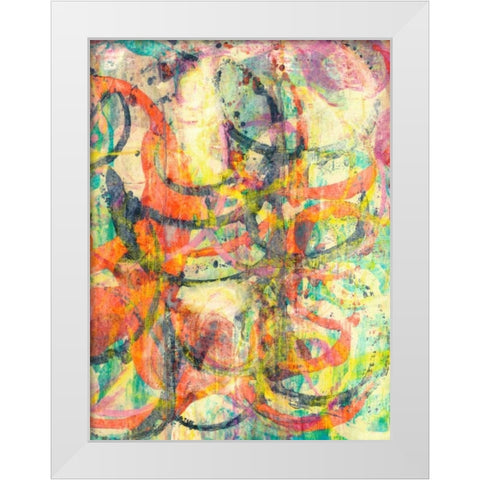 Spectacular II White Modern Wood Framed Art Print by Fuchs, Jodi
