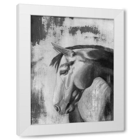 Dappled Grey I White Modern Wood Framed Art Print by McCavitt, Naomi