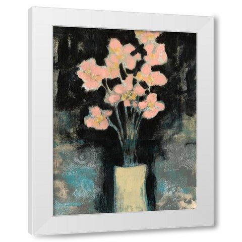 Wildflower Stems II White Modern Wood Framed Art Print by Goldberger, Jennifer