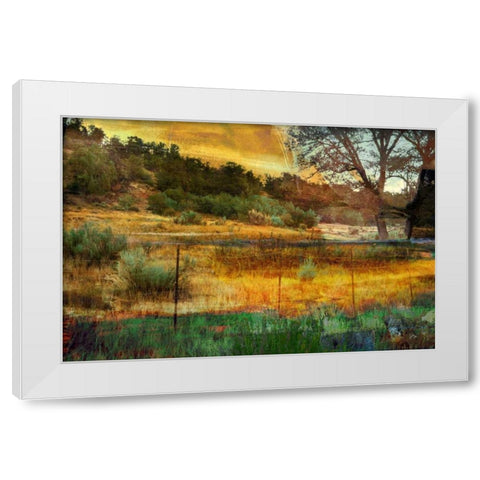 In the Brush White Modern Wood Framed Art Print by Jasper, Sisa