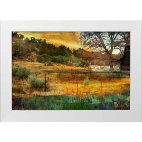 In the Brush White Modern Wood Framed Art Print by Jasper, Sisa