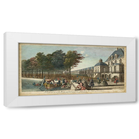 View of Fontainebleau II White Modern Wood Framed Art Print by Tinney, I.
