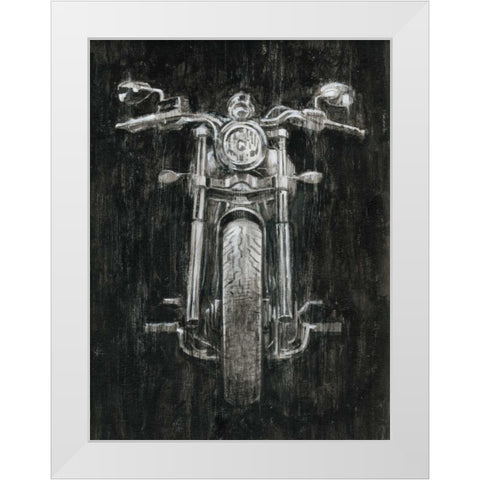 Steel Horse I White Modern Wood Framed Art Print by Harper, Ethan