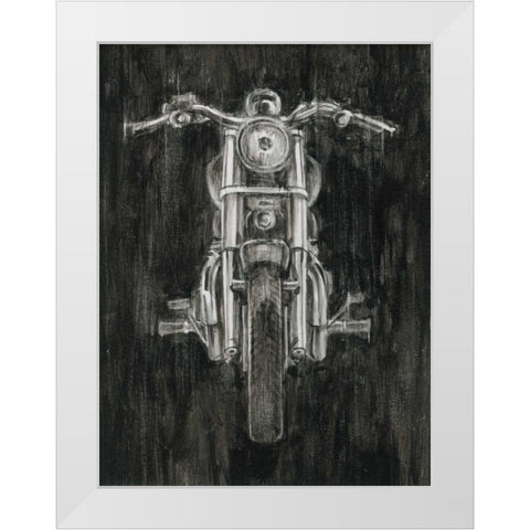 Steel Horse II White Modern Wood Framed Art Print by Harper, Ethan