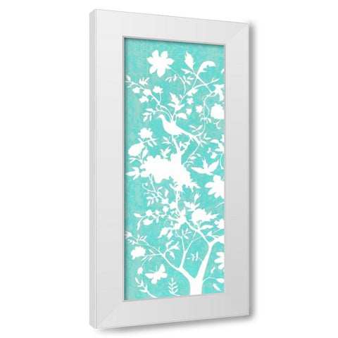 Graphic Chinoiserie I White Modern Wood Framed Art Print by McCavitt, Naomi