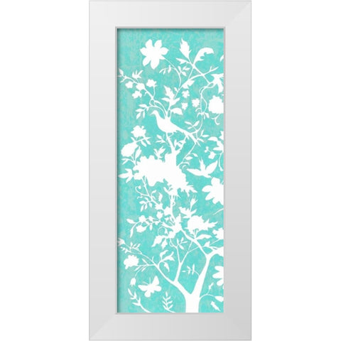 Graphic Chinoiserie I White Modern Wood Framed Art Print by McCavitt, Naomi