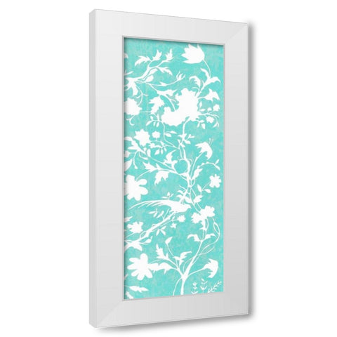 Graphic Chinoiserie II White Modern Wood Framed Art Print by McCavitt, Naomi