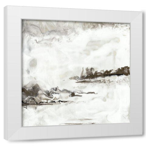 Miracle Ready I White Modern Wood Framed Art Print by Maleki, Ferdos