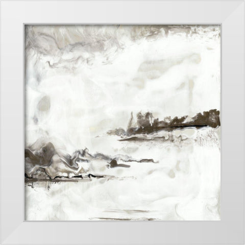 Miracle Ready I White Modern Wood Framed Art Print by Maleki, Ferdos