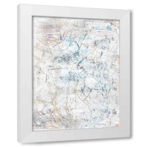Dendrite I White Modern Wood Framed Art Print by Stramel, RenTe W.