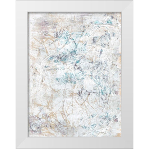 Dendrite I White Modern Wood Framed Art Print by Stramel, RenTe W.