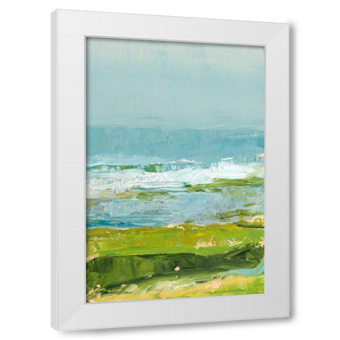 Coastal Overlook II White Modern Wood Framed Art Print by Harper, Ethan