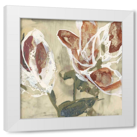 Lilys Breath I White Modern Wood Framed Art Print by Goldberger, Jennifer