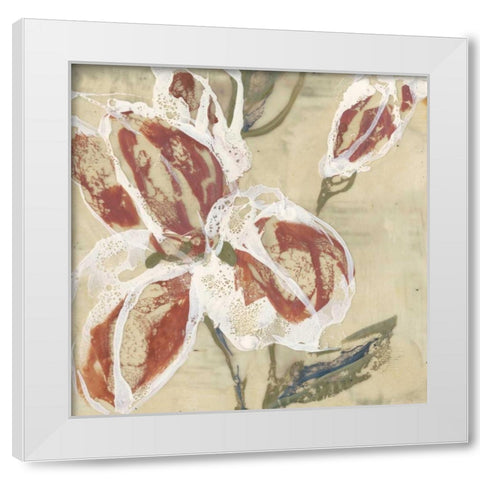 Lilys Breath II White Modern Wood Framed Art Print by Goldberger, Jennifer