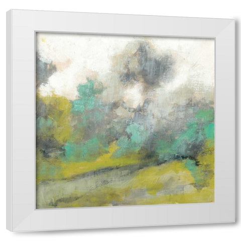 Pastel Walk I White Modern Wood Framed Art Print by Goldberger, Jennifer