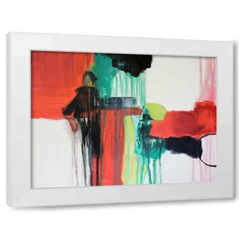 Emotions in Color II White Modern Wood Framed Art Print by Orlov, Irena