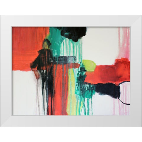Emotions in Color II White Modern Wood Framed Art Print by Orlov, Irena