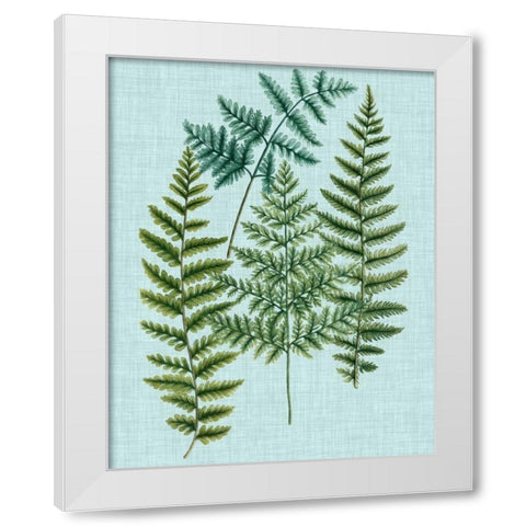 Spa Ferns II White Modern Wood Framed Art Print by Weinmann