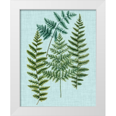 Spa Ferns II White Modern Wood Framed Art Print by Weinmann