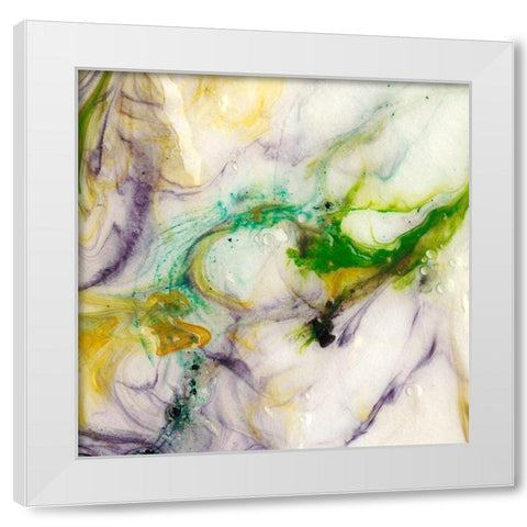 Tidal Spring I White Modern Wood Framed Art Print by Chandler, Sharon