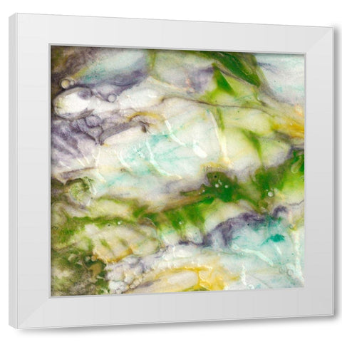 Tidal Spring II White Modern Wood Framed Art Print by Chandler, Sharon