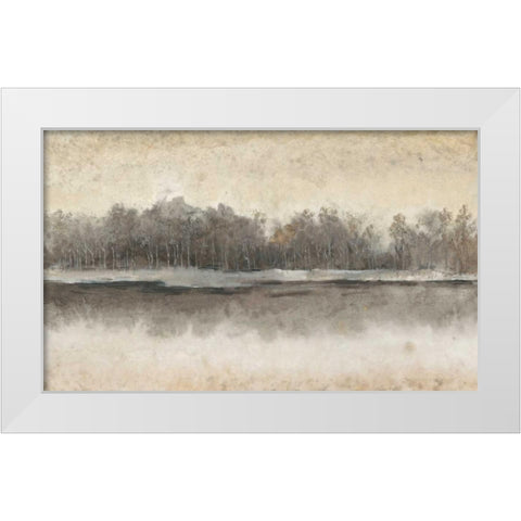 Edgewater I White Modern Wood Framed Art Print by Tim OToole