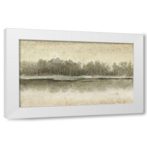 Edgewater I White Modern Wood Framed Art Print by OToole, Tim