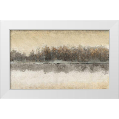 Edgewater II White Modern Wood Framed Art Print by Tim OToole
