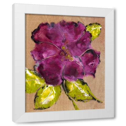 Camellia Passion I White Modern Wood Framed Art Print by Ludwig, Alicia