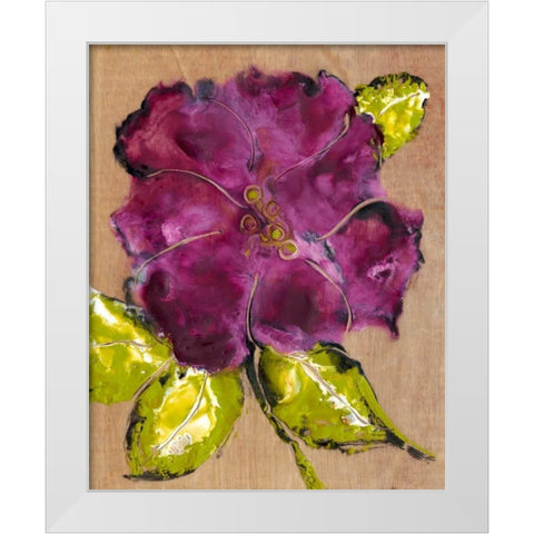 Camellia Passion I White Modern Wood Framed Art Print by Ludwig, Alicia