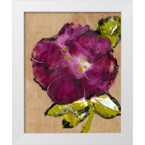 Camellia Passion II White Modern Wood Framed Art Print by Ludwig, Alicia