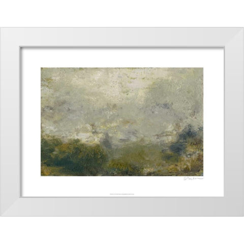 Cove II White Modern Wood Framed Art Print by Gordon, Sharon