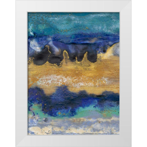 Surf I White Modern Wood Framed Art Print by Ludwig, Alicia