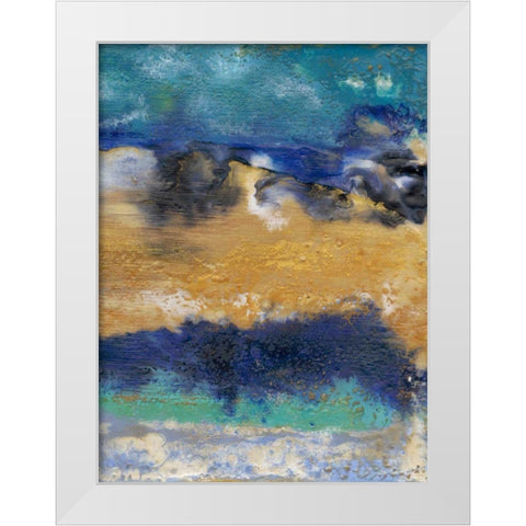 Surf II White Modern Wood Framed Art Print by Ludwig, Alicia