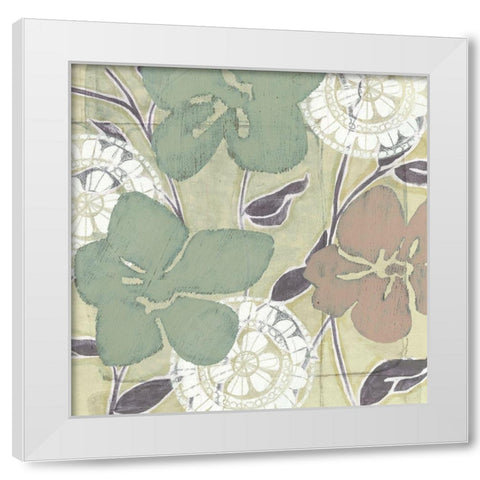 Serene Pastels II White Modern Wood Framed Art Print by Goldberger, Jennifer