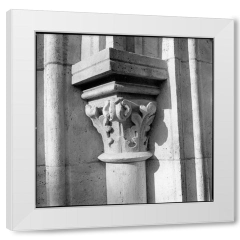 Architecture Detail IV Budapest White Modern Wood Framed Art Print by DeNardo, Laura