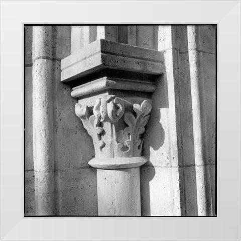 Architecture Detail IV Budapest White Modern Wood Framed Art Print by DeNardo, Laura