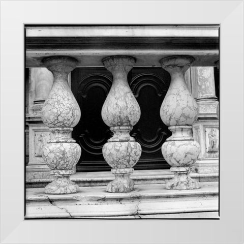 Architecture Detail VIII Budapest White Modern Wood Framed Art Print by DeNardo, Laura