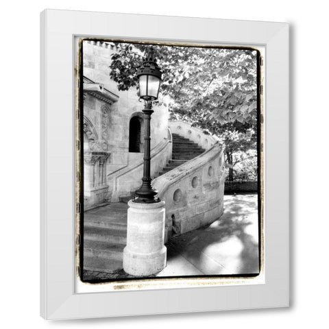 Royal Palace from the Chain Bridge White Modern Wood Framed Art Print by DeNardo, Laura