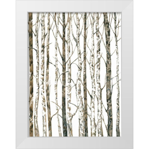 Bare I White Modern Wood Framed Art Print by OToole, Tim