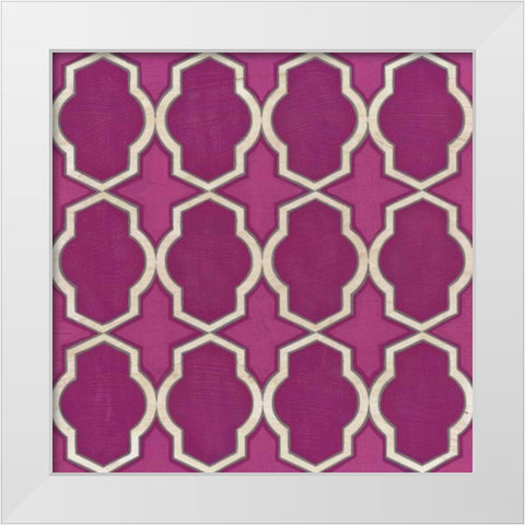 Market Motifs II White Modern Wood Framed Art Print by Vess, June Erica