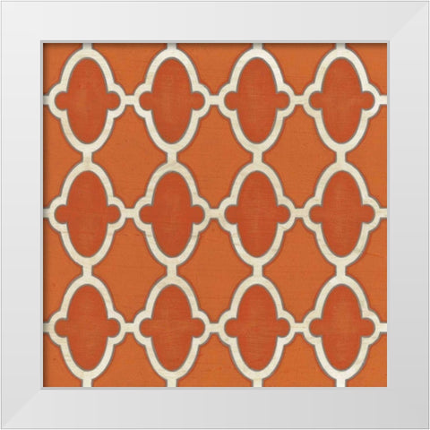 Market Motifs III White Modern Wood Framed Art Print by Vess, June Erica