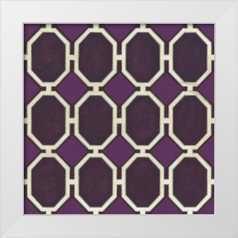 Market Motifs VIII White Modern Wood Framed Art Print by Vess, June Erica