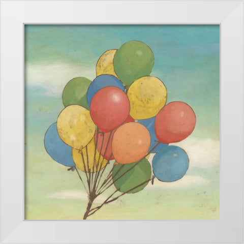 Fly Away I White Modern Wood Framed Art Print by Meagher, Megan