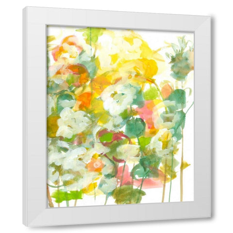 Spring has Sprung I White Modern Wood Framed Art Print by Fuchs, Jodi