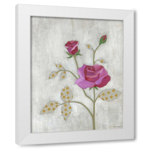 Lovely Botanical I White Modern Wood Framed Art Print by Lam, Vanna